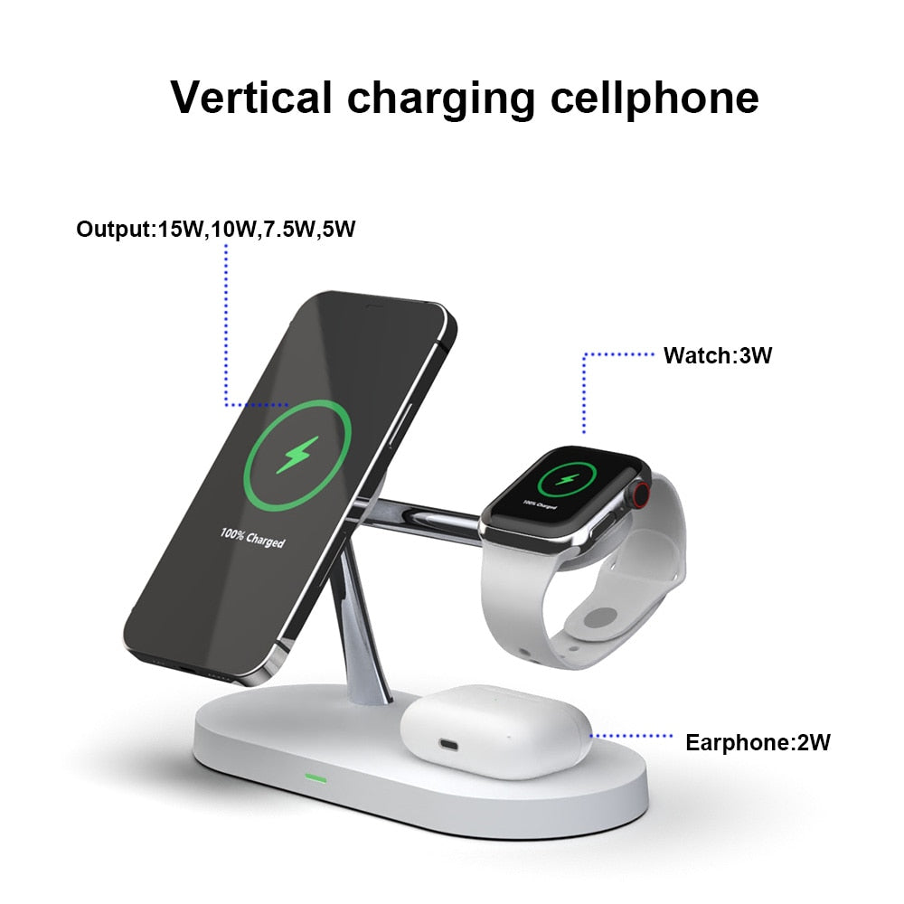 3-in-1 Wireless Magsafe Charger Stand - Tech Drop X