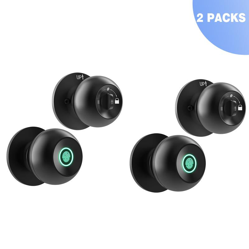 Smart Fingerprint Door Lock, 1Pc Smart Lock with Anti-Theft Function, Intelligent Door Knob with APP Suitable for Rooms, Offices, Apartments, Warehouses, and Garages 2025 #Fathersdaygift Handle Hardware