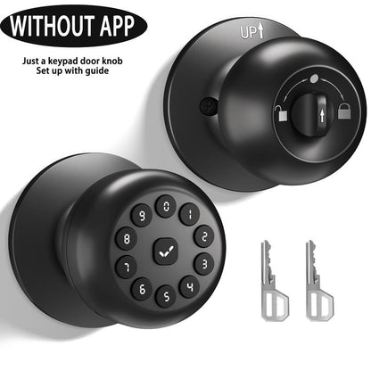 Smart Fingerprint Door Lock, 1Pc Smart Lock with Anti-Theft Function, Intelligent Door Knob with APP Suitable for Rooms, Offices, Apartments, Warehouses, and Garages 2025 #Fathersdaygift Handle Hardware