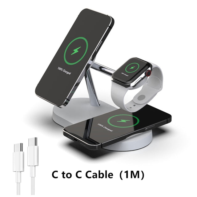 3-in-1 Wireless Magsafe Charger Stand - Tech Drop X