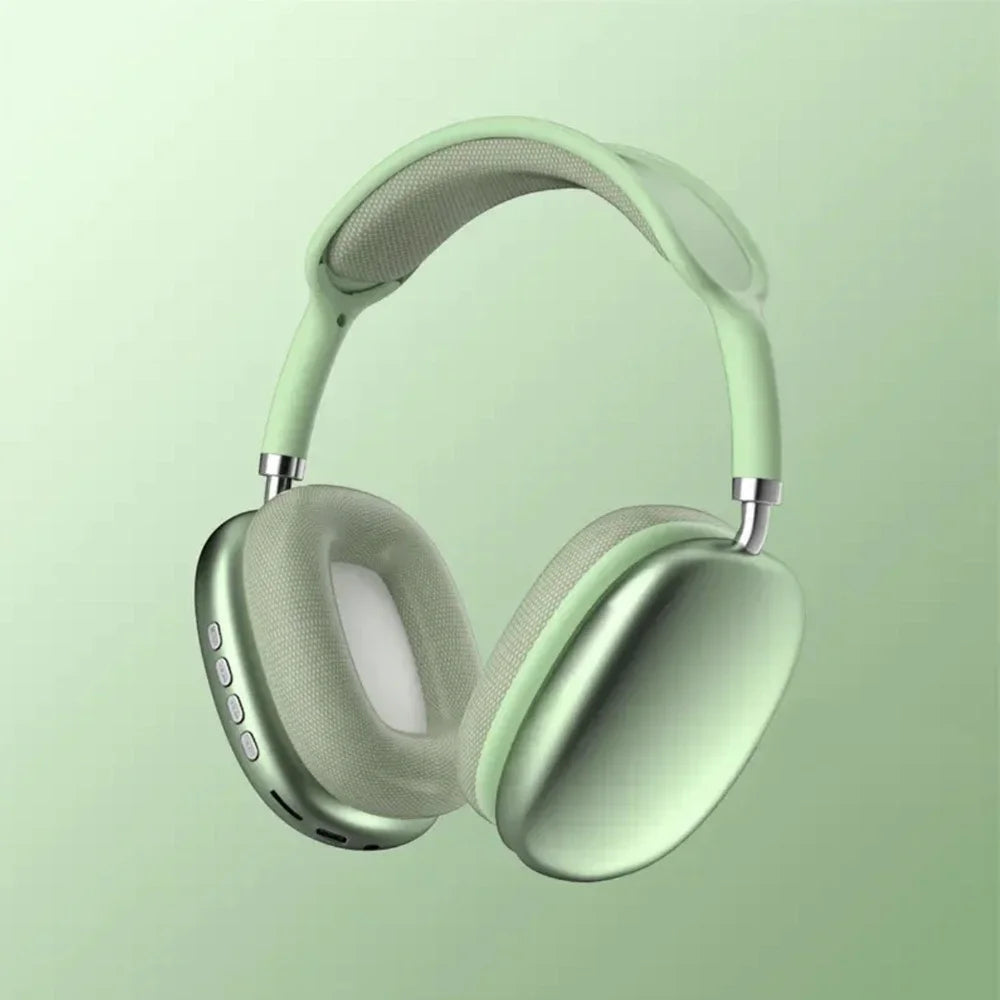 Active Noise Cancelling Headphones, Wireless Over Ear Bluetooth Headphones, 60H Playtime, Lightweight Folding Deep Bass Comfort Fit Ear Cups Headset with Mic for iPad/Travel/PC/Home Silver - Tech Drop X