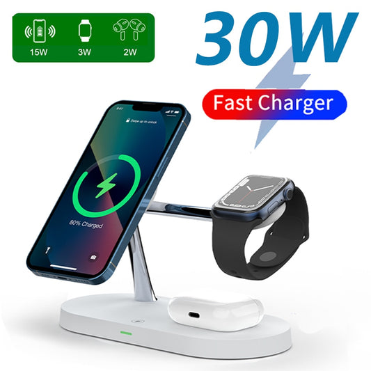 3-in-1 Wireless Magsafe Charger Stand - Tech Drop X