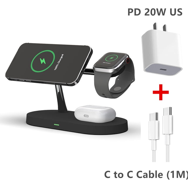 3-in-1 Wireless Magsafe Charger Stand - Tech Drop X