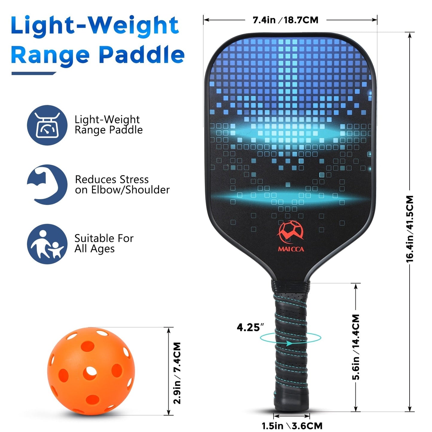 Pickleball Paddle Set - Tech Drop X