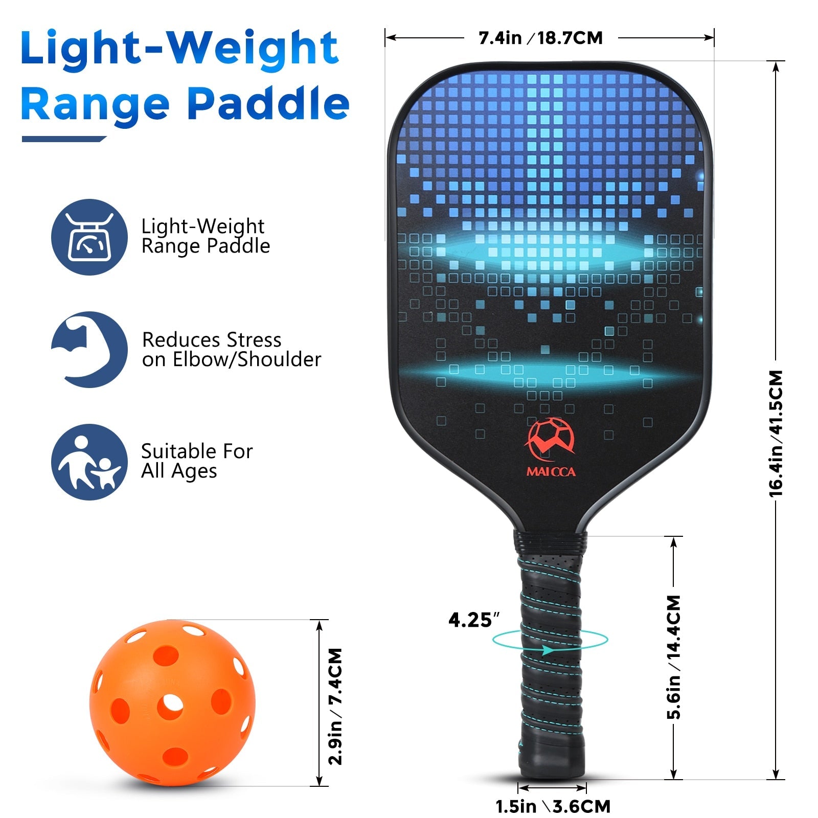 Pickleball Paddle Set - Tech Drop X